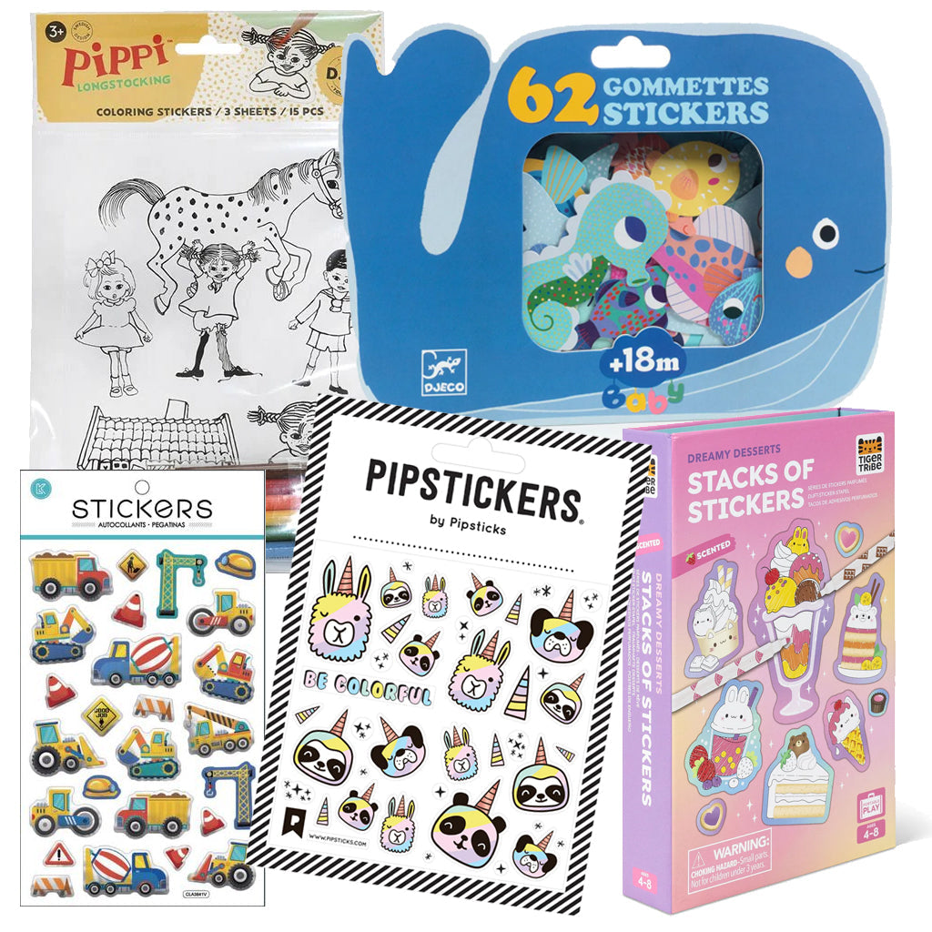 Klistermärken – rolig dekoration och kreativt verktyg för barn