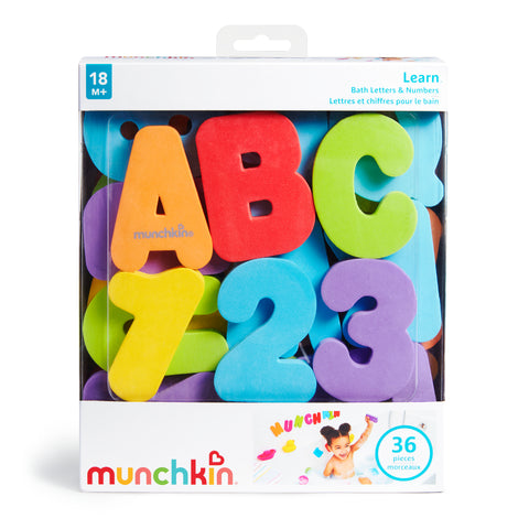 Munchkin Lär dig badbokstäver och siffror +18m