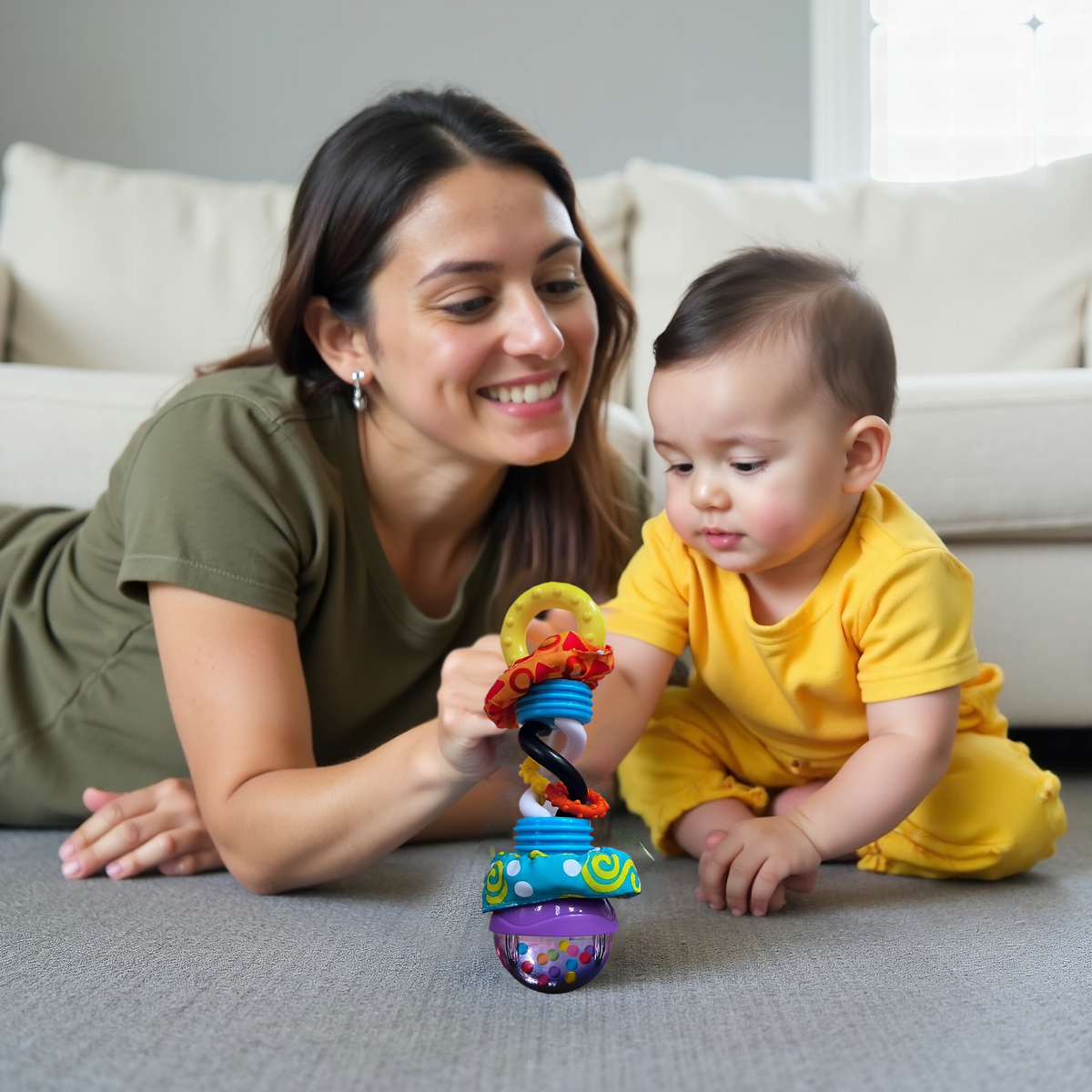 Playgro Rangle & Bidelegetøj Super Shaker+3m
