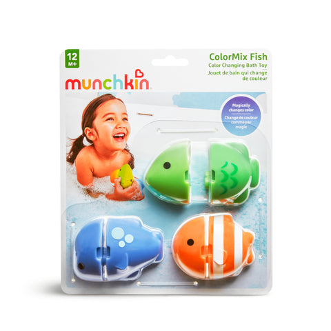 Munchkin Badleksak Colour Mix Fisk (3-pack)