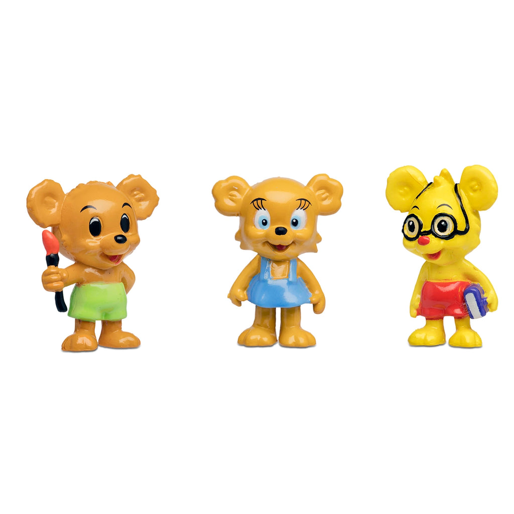 Bamse, Nalle-Maja, Brum & Teddy figursæt