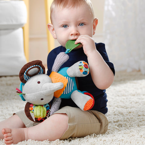 Skip Hop Aktivitetsleksak med krok Bandana Buddies Elefant
