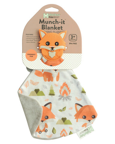 Malarkey Kids Snuttefilt/bitleksak Munch-it Blanket Räv