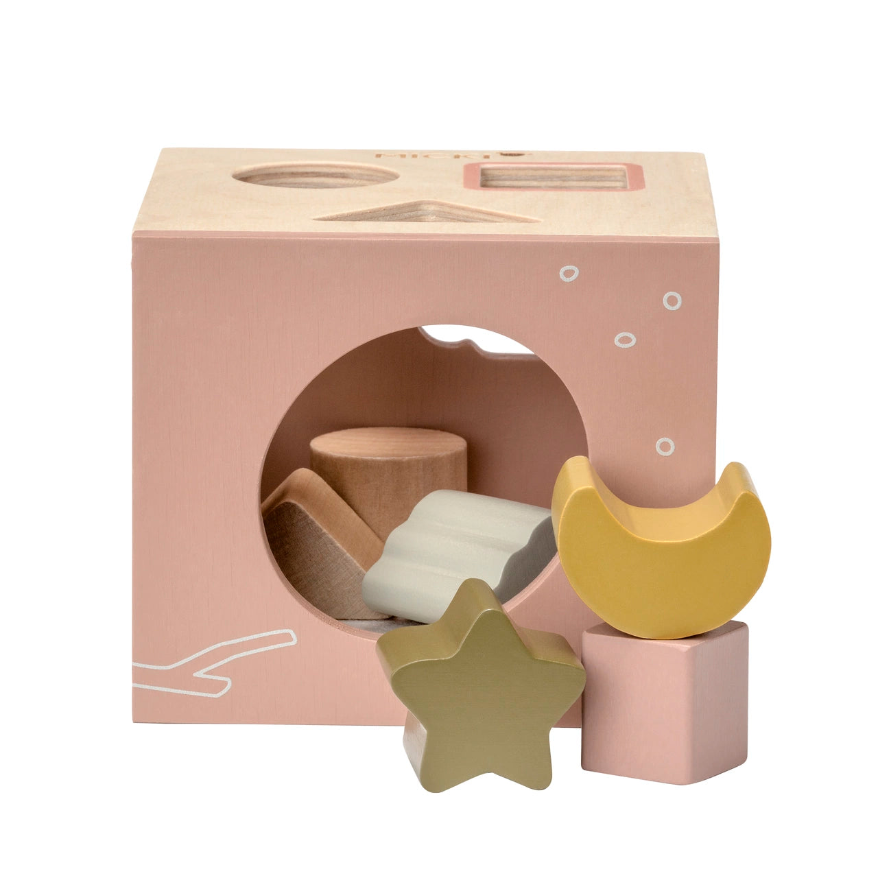 Micki Plocklåda Rosa (6 delar)