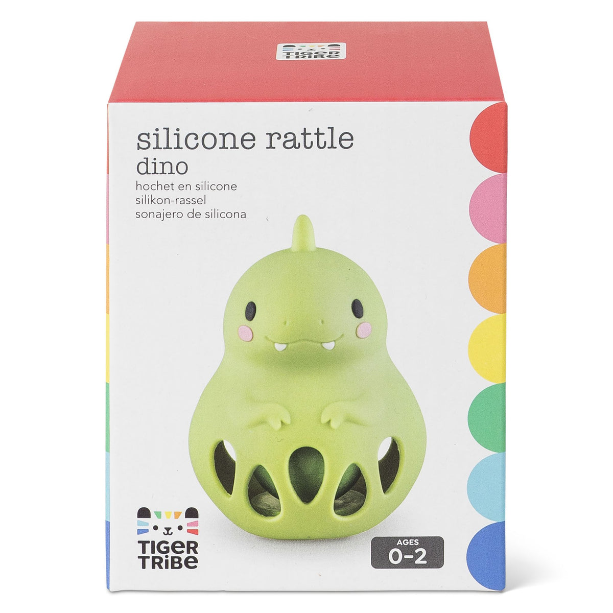 Tiger Tribe Skallra i silikon Dino