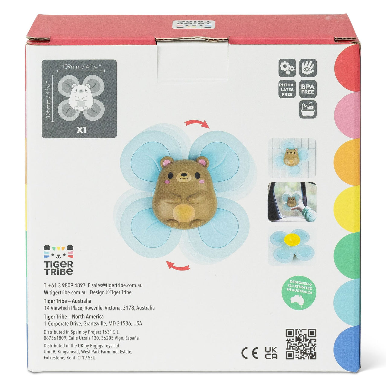 Tiger Tribe Sensorisk leksak Sensory Spinner Bear