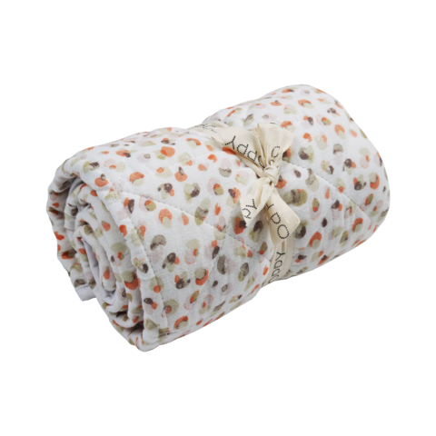 Oh, Poppy! Quiltad Filt Alba Vanilj (80x100cm)