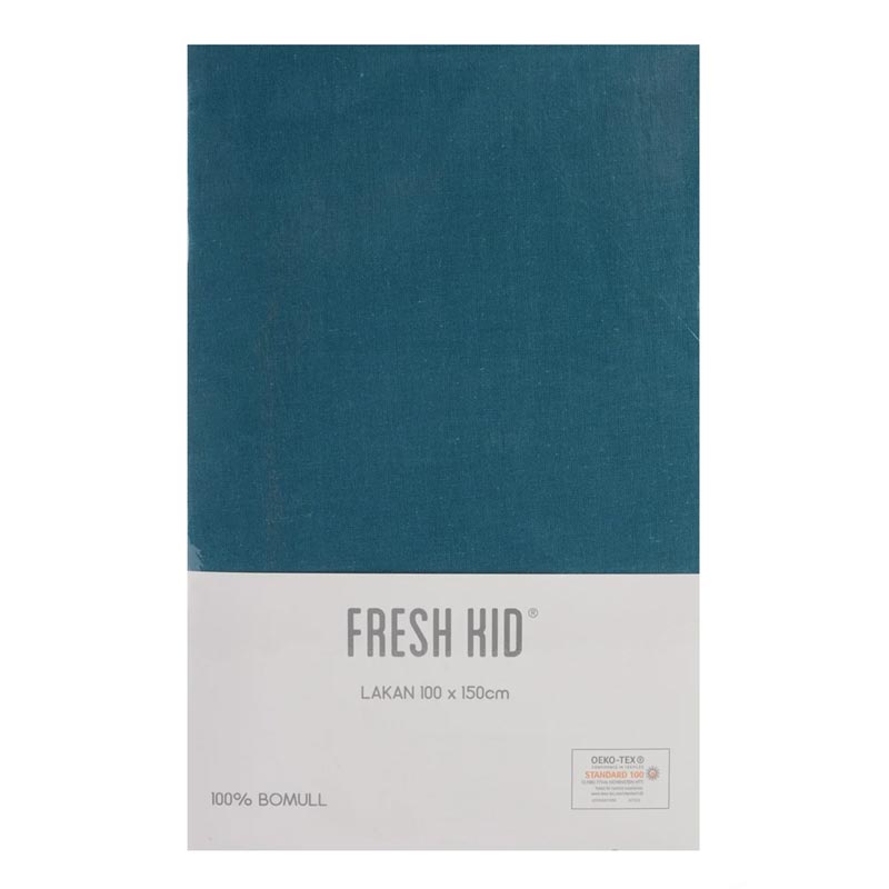 Fresh Kid Lakan för vagga och vagn Petrol (70x100cm)