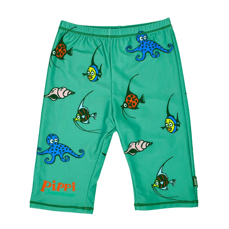 Swimpy Pippi Söderhavet UV-shorts Grön