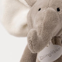 Thumbnail for Teddykompaniet Diinglisar Organic snuttefilt Elefant