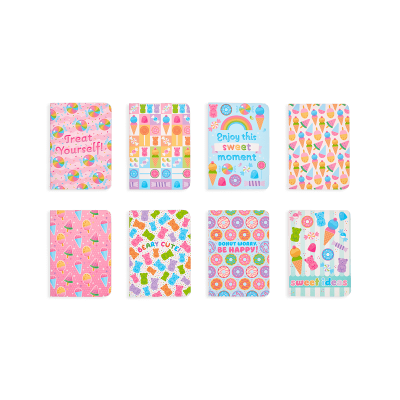 Ooly Anteckningsböcker Pocket Pals Sugar Joy, 32 sidor (8-pack)