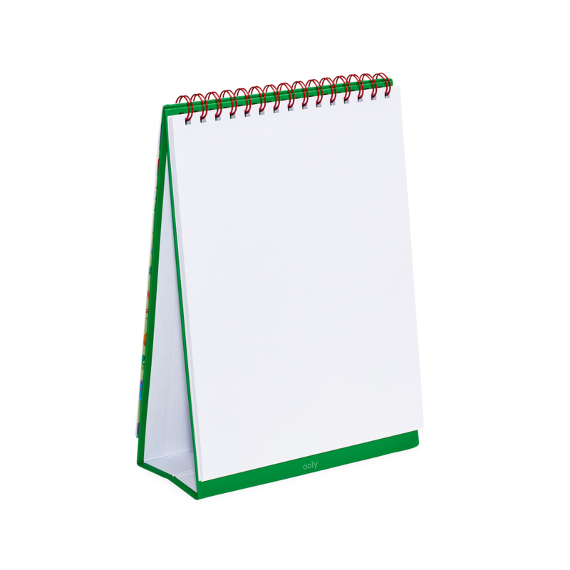 Ooly Ritblock med ställ Standing Sketchbook Daring Dino (45 sidor)