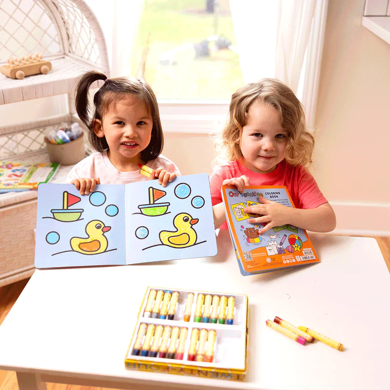 Ooly Målarbok Our Vacation Copy Coloring Book (18 sidor)