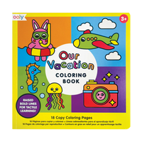Thumbnail for Ooly Målarbok Our Vacation Copy Coloring Book (18 sidor)