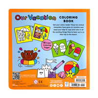 Thumbnail for Ooly Målarbok Our Vacation Copy Coloring Book (18 sidor)