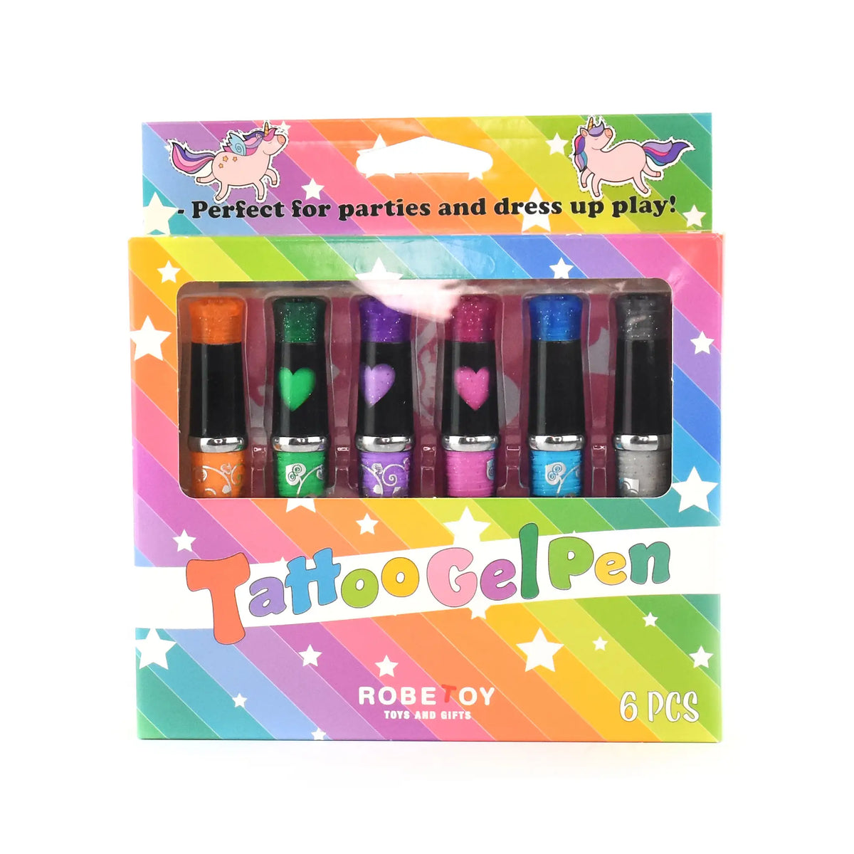 Robetoys Tatueringspennor Deluxe (6-pack)