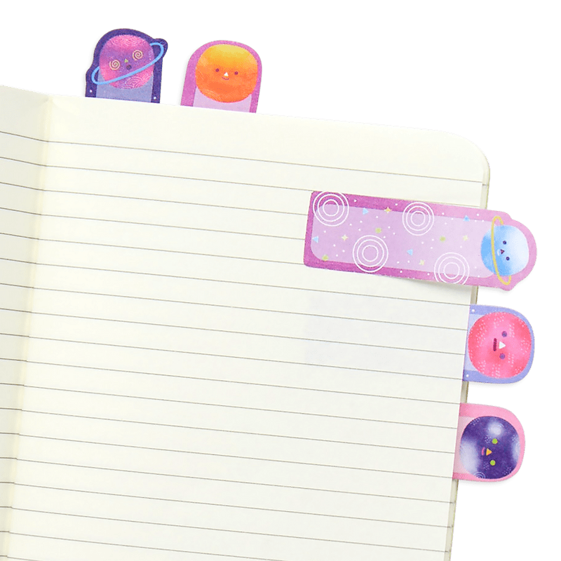 Ooly Note Pals Klisterflikar Planet Pals