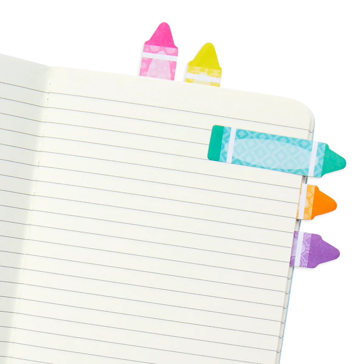 Ooly Note Pals Klisterflikar Rainbow Crayons
