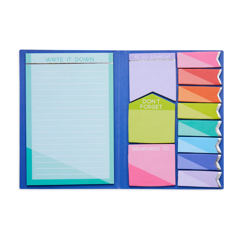 Ooly Anteckningsblock med klisterflikar Color write