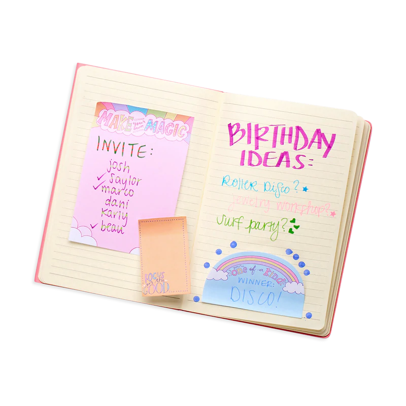 Ooly Anteckningsblock med klisterflikar Make magic