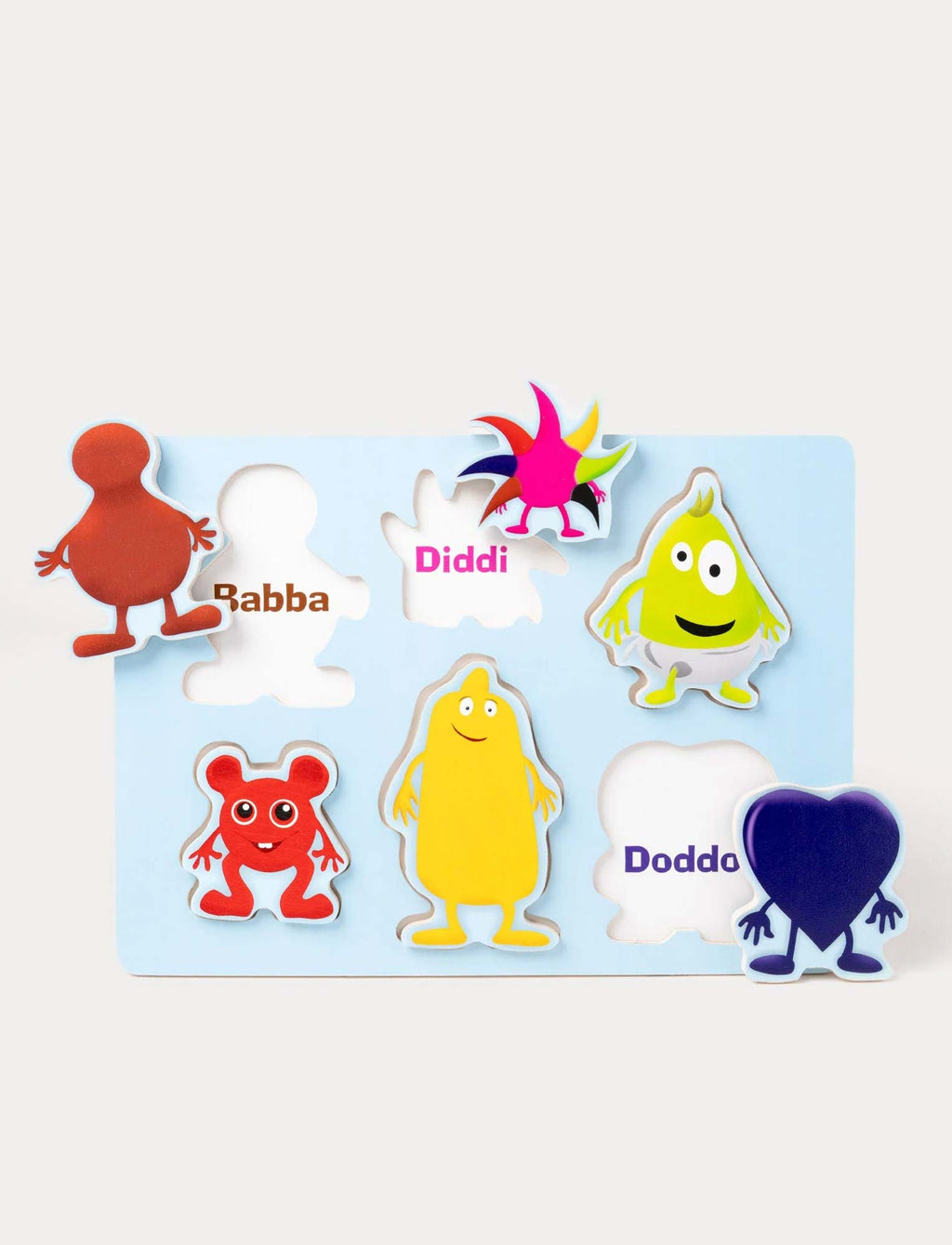 Babblarna Formpuslespil (6 figurer)