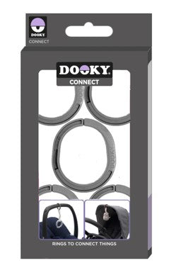 Dooky Connect Rings till vagn/bilstol (5-pack)