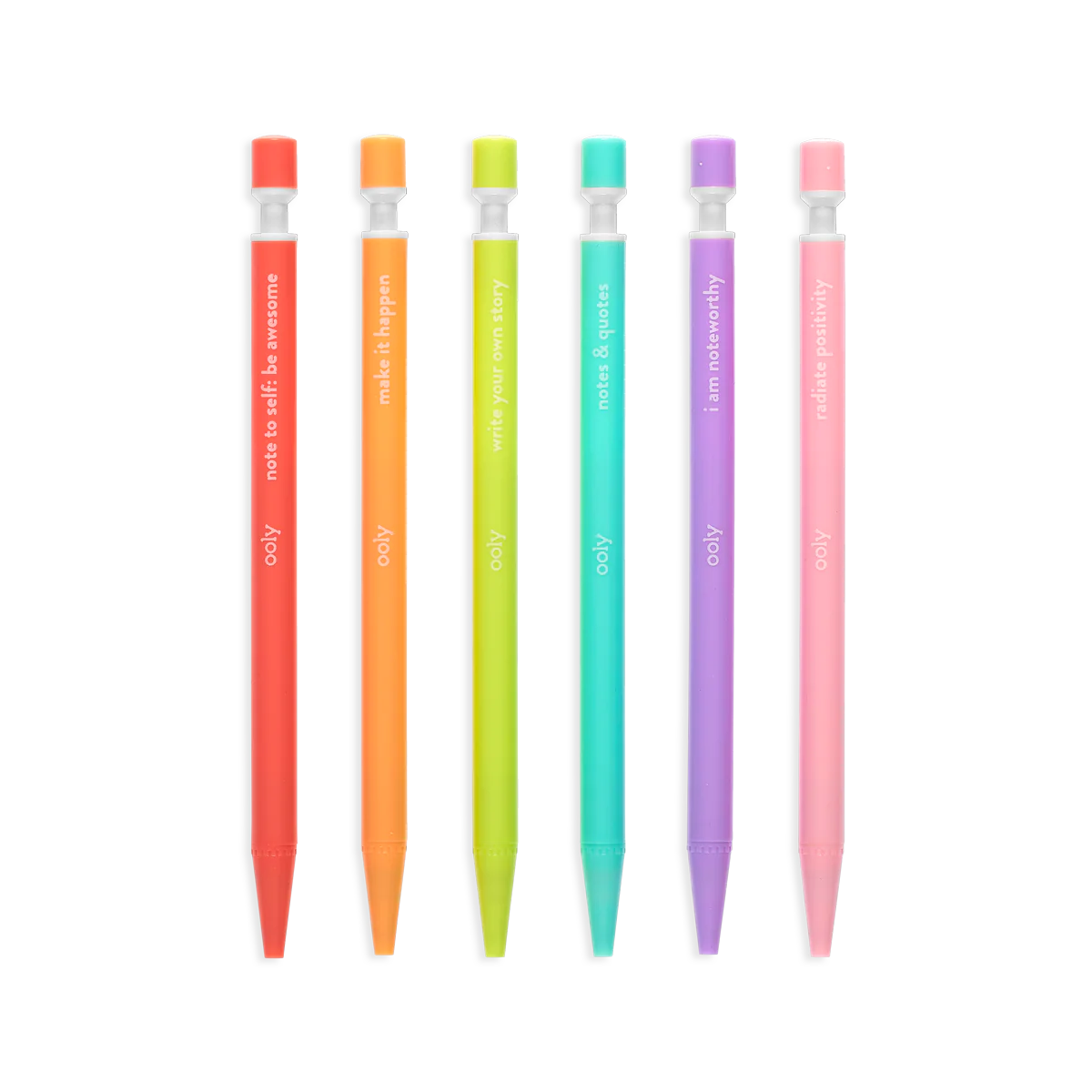 Ooly Blyertspennor Noted! Graphite Mechanical Pencils (6-pack)