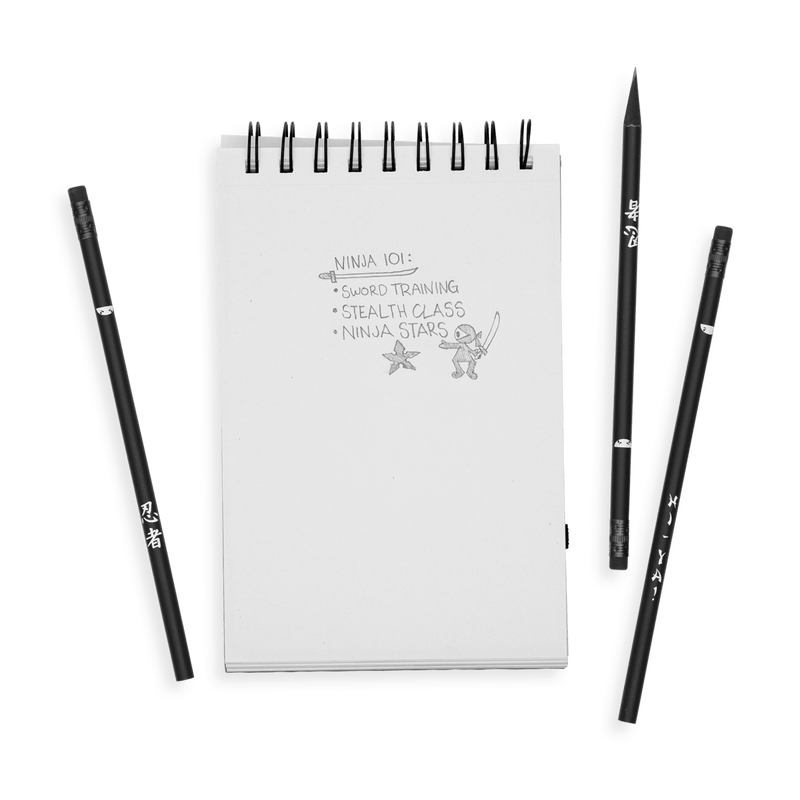 Ooly Blyertspennor Ninja Pencils (12-pack)