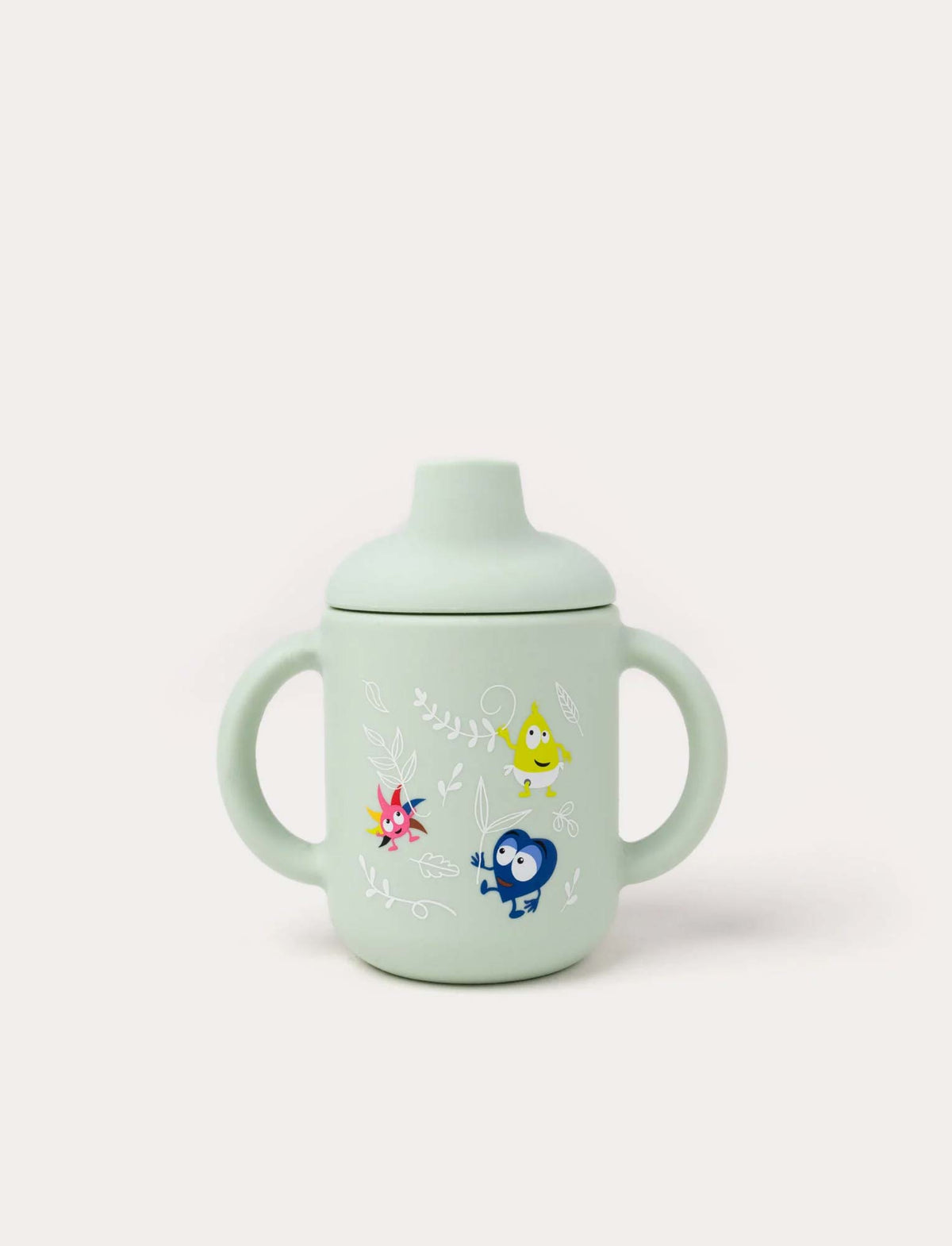 Babblarna Silikonmugg med lock I naturen (10,5 × 11cm)