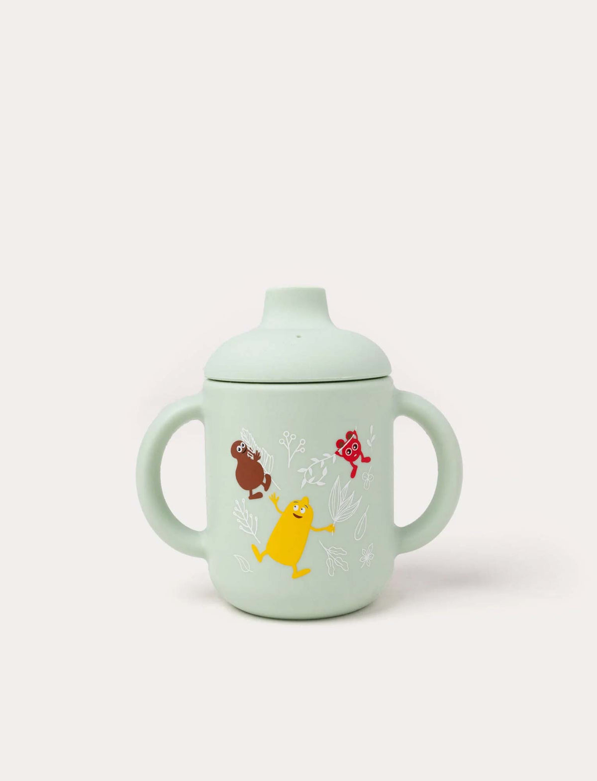 Babblarna Silikonmugg med lock I naturen (10,5 × 11cm)