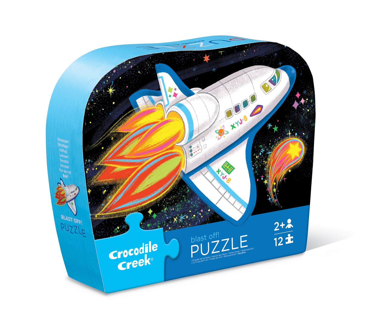 Crocodile Creek Minipussel Blast Off (12 bitar)
