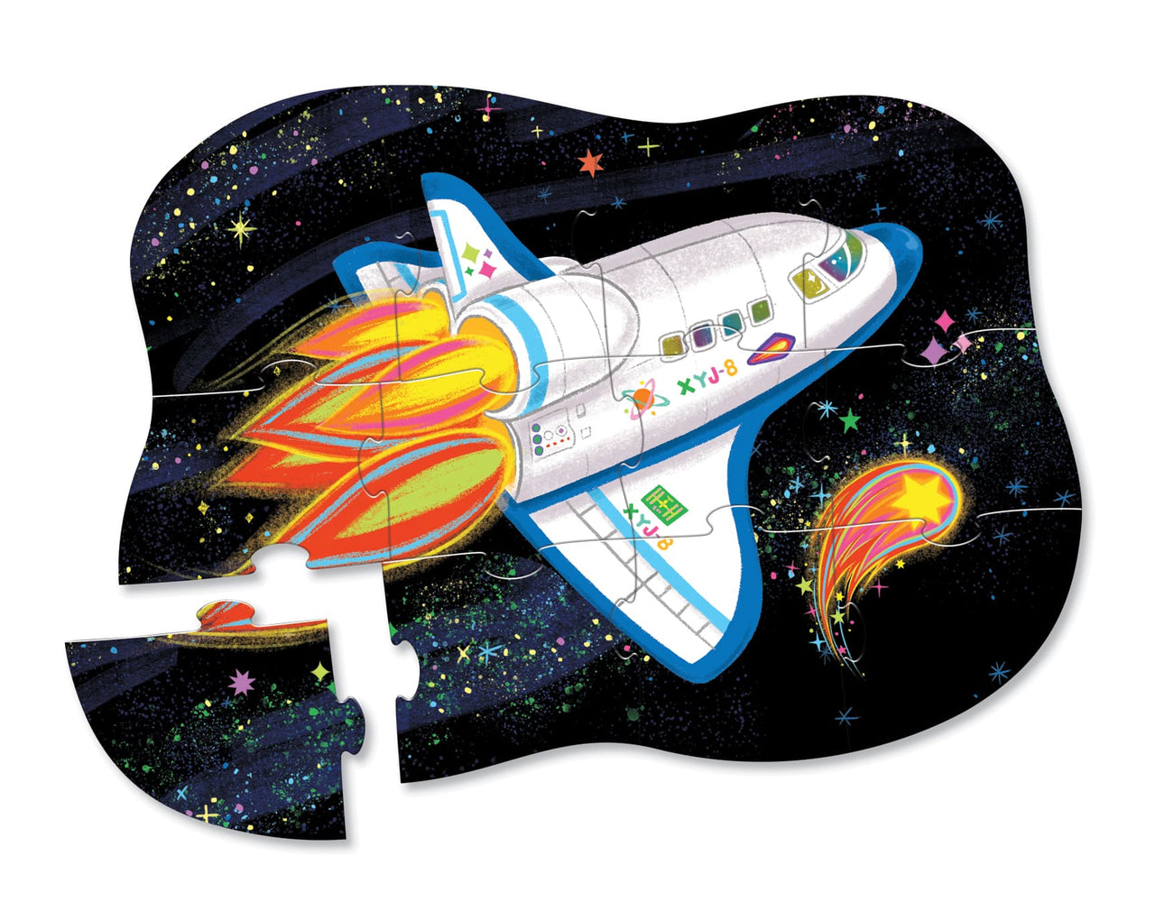 Crocodile Creek Minipussel Blast Off (12 bitar)