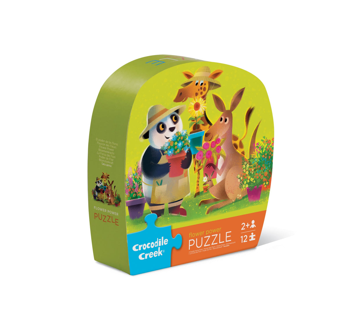 Crocodile Creek Minipussel Flower Power (12 bitar)