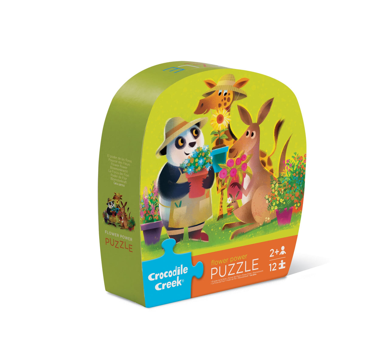 Crocodile Creek Minipussel Flower Power (12 bitar)