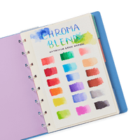 Thumbnail for Ooly Akvarellpennor Chroma Blends med penselspets (18 färger)