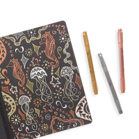 Thumbnail for Ooly Tuschpennor Modern Trio Dual Tip Metallic Markers (3 färger)