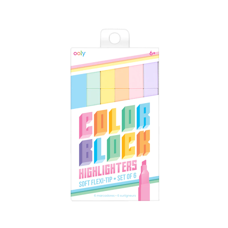 Ooly Överstrykningspennor Color Block (6 färger)