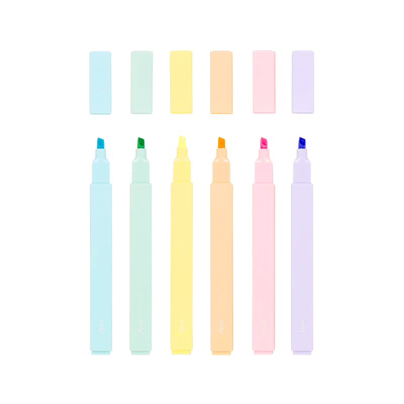 Ooly Överstrykningspennor Color Block (6 färger)