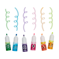 Thumbnail for Ooly Överstrykningspennor Monster Stacking Highlighters (6 färger)