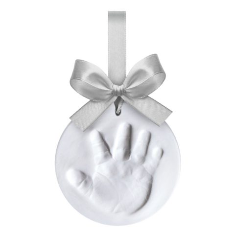 Dooky Happy Hands Ornament Kit Silver Ribbon (10cm)