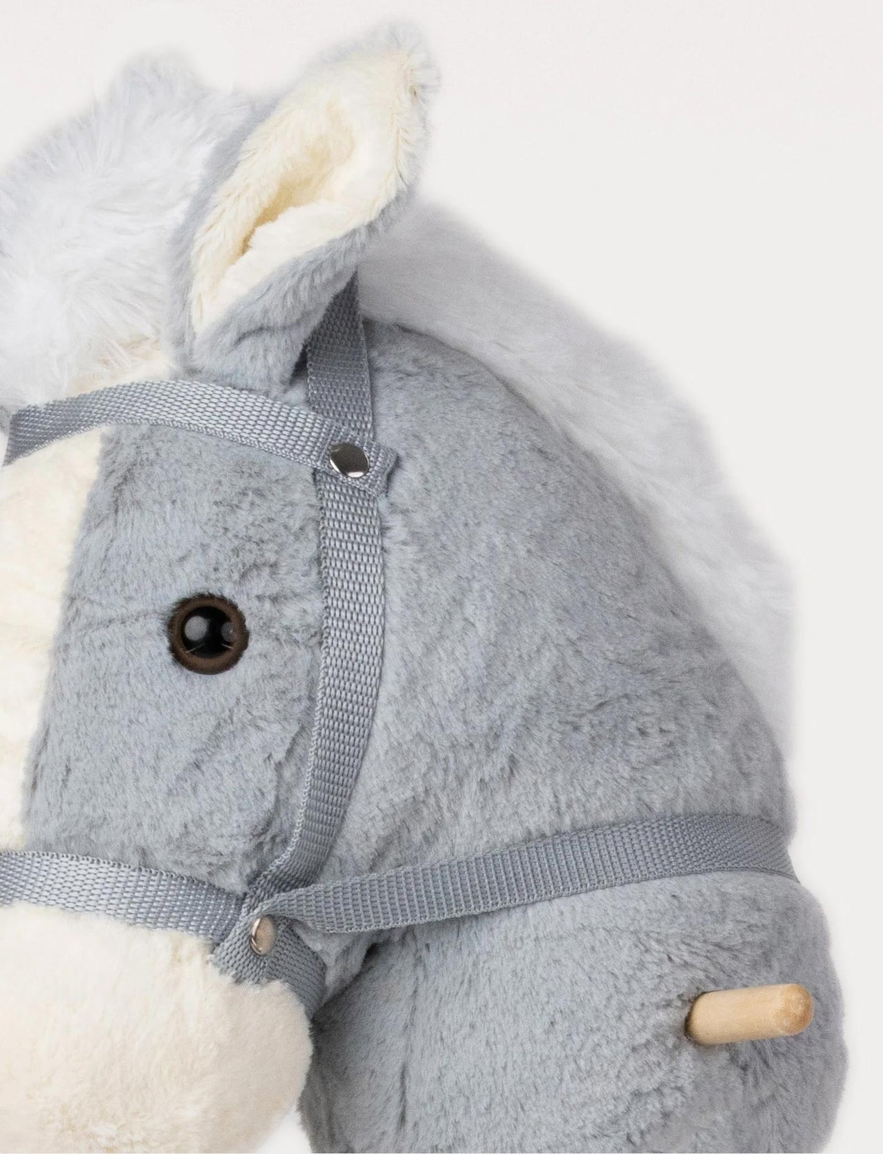 Teddykompaniet Käpphäst Grå delbar 100cm