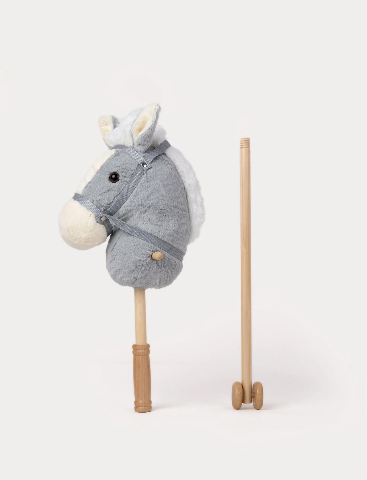 Teddykompaniet Käpphäst Grå delbar 100cm