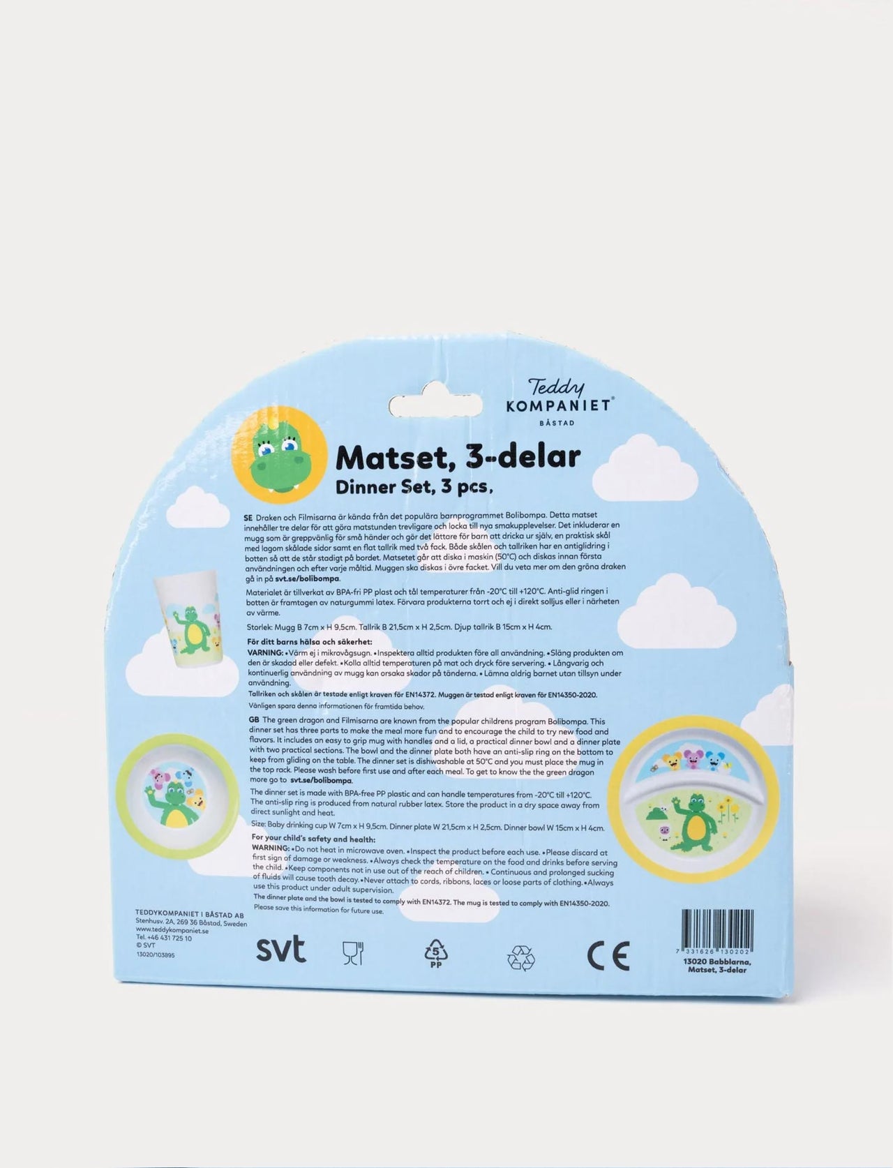 Bolibompa Matset (3 delar)