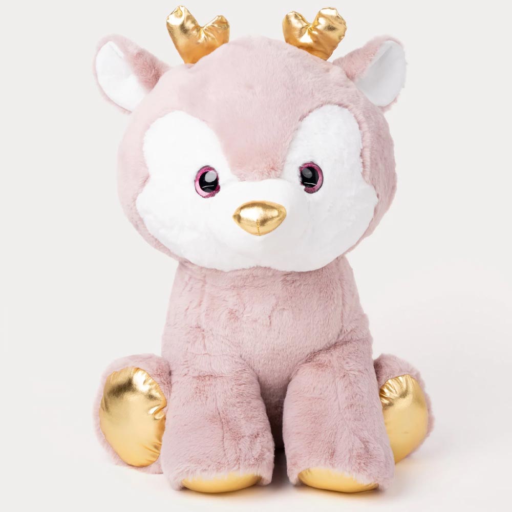 Teddykompaniet Gosedjur Rådjur Dimrosa 65cm