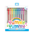 Ooly Gelpennor med glitter & doft Yummy Yummy (12 färger)