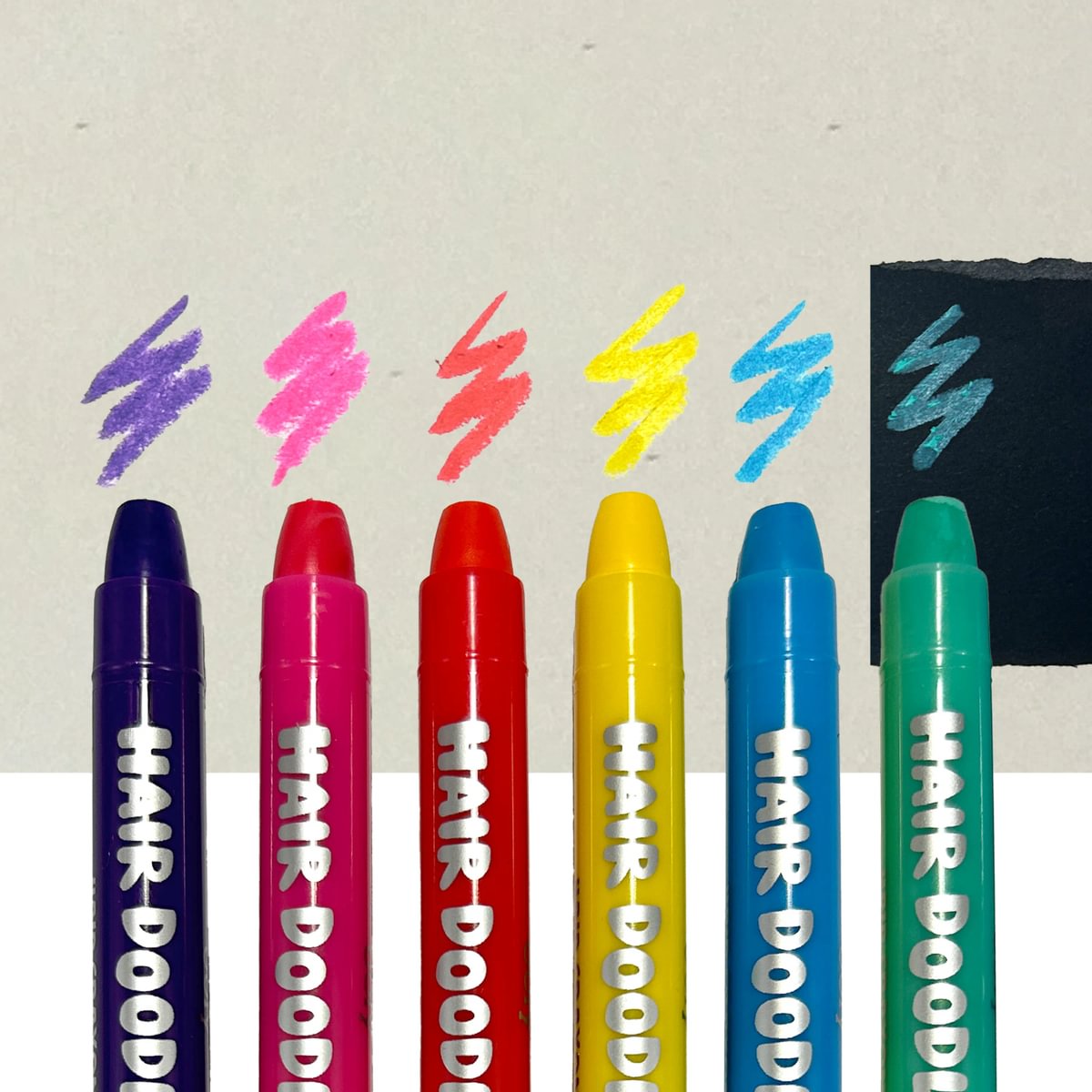 Ooly Hårpennor Hair Doodlers (6 färger)