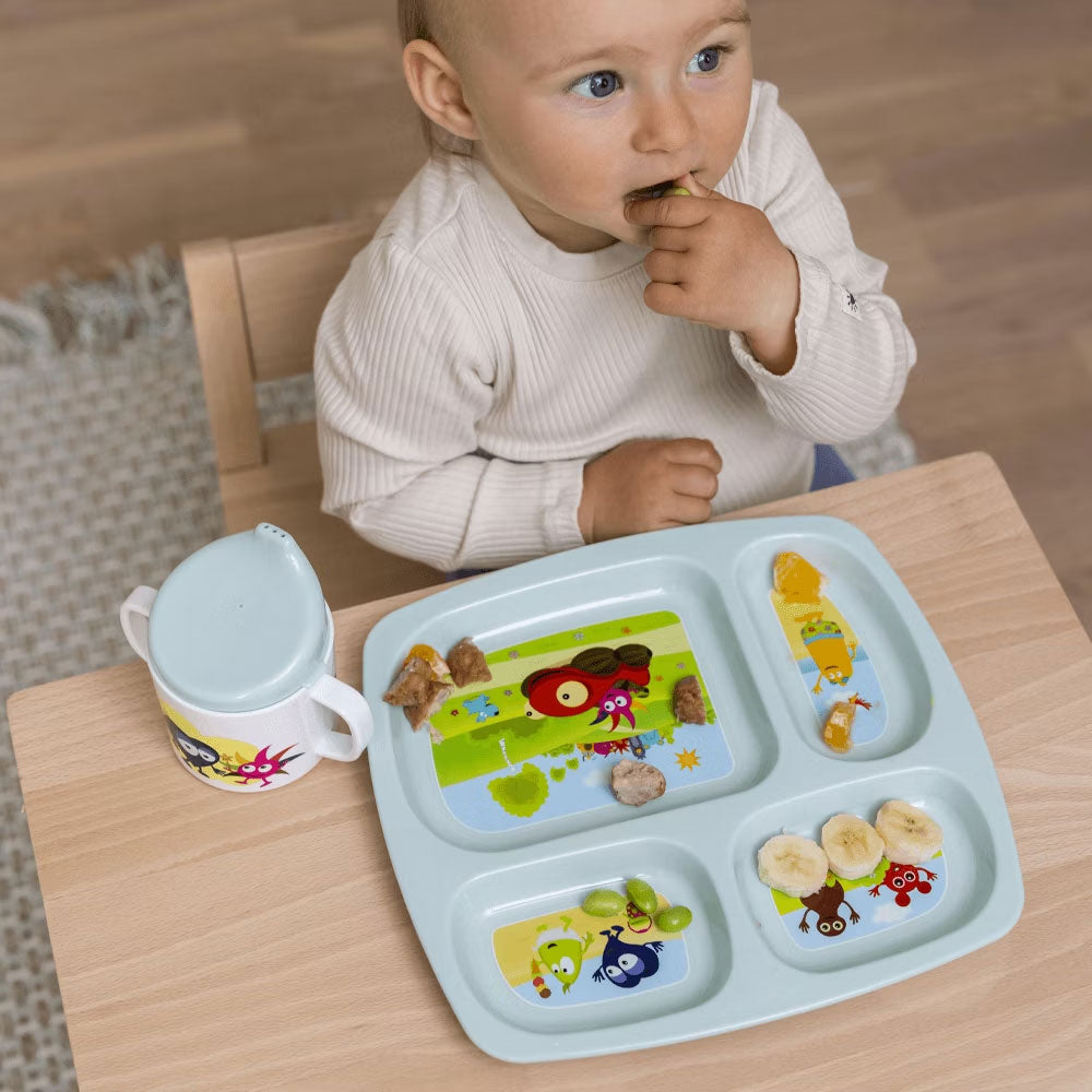 Babblarna Sektionstallrik (4st fack)