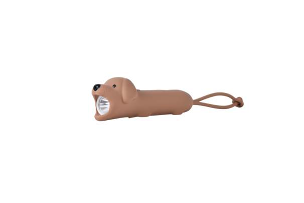 Carlo Baby Led-ficklampa i silikon Hund