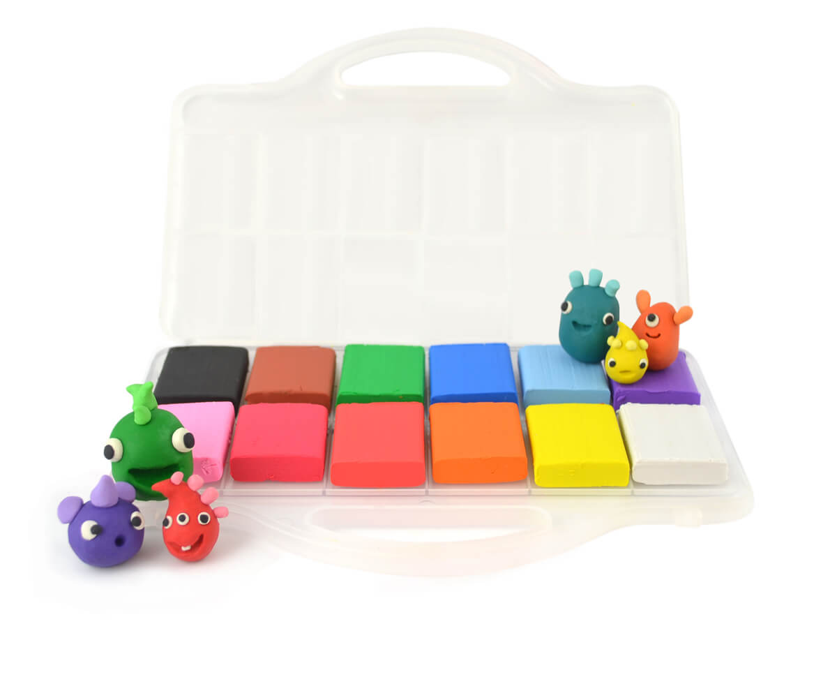 Ooly DIY-suddgummin Creatibles Erasers Kit (12 färger)