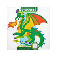 Thumbnail for Ooly Målarset Colorific Paint by Number Fantastic Dragon